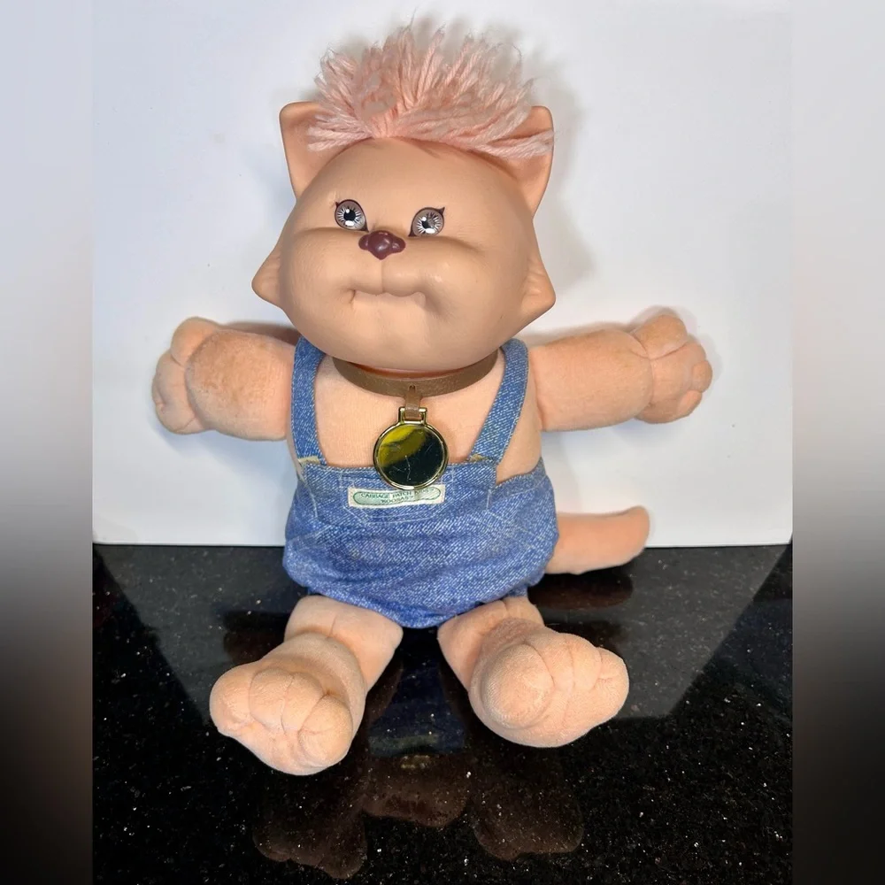 1988 vintage Cabbage‎ Patch Kids BAH Bah Doll with Denim Outfit